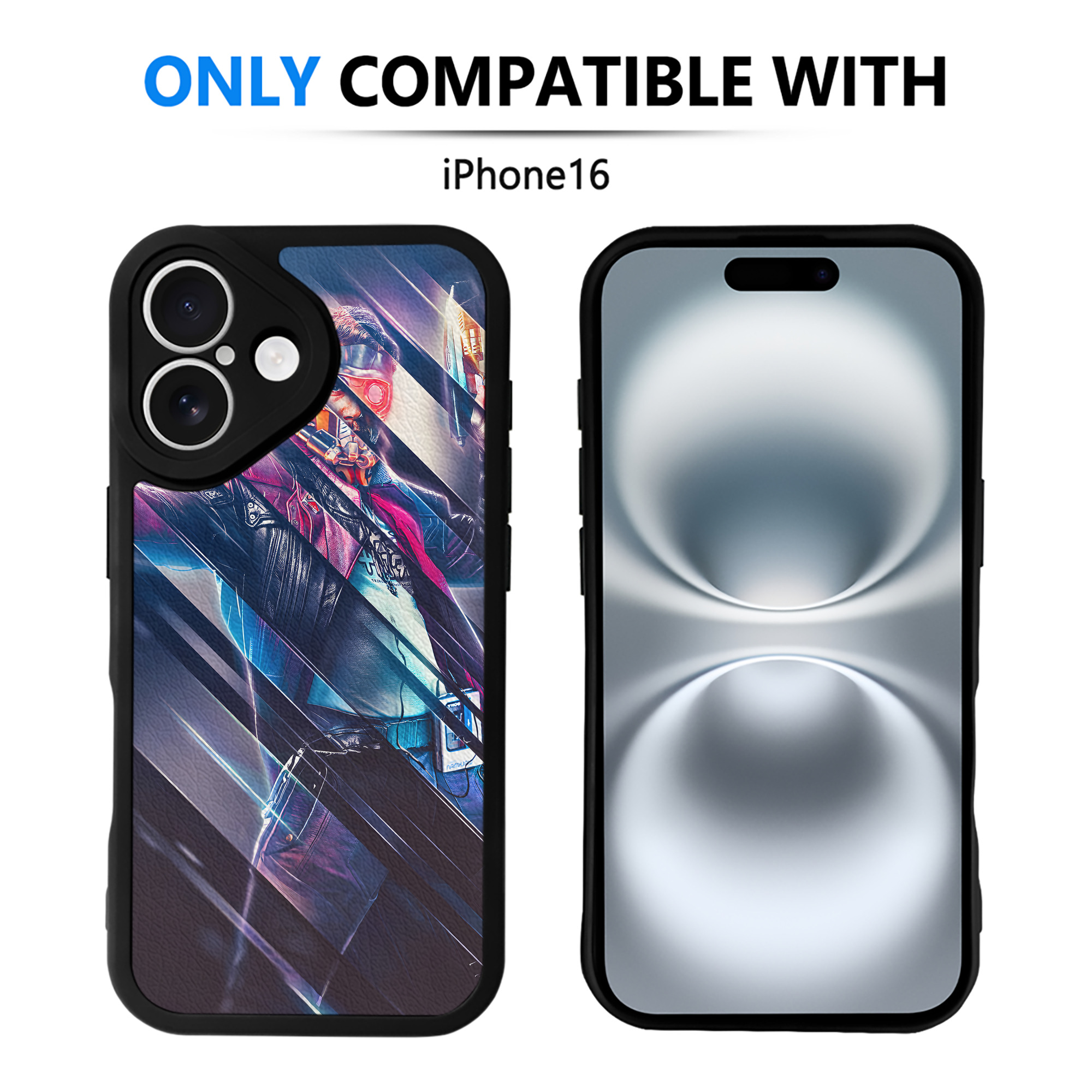 （画像用） アベンジャーズ The Avengers 【iPhone 16シリーズ対応】シリコンスマホケース（レザー調） 材質：シリコン